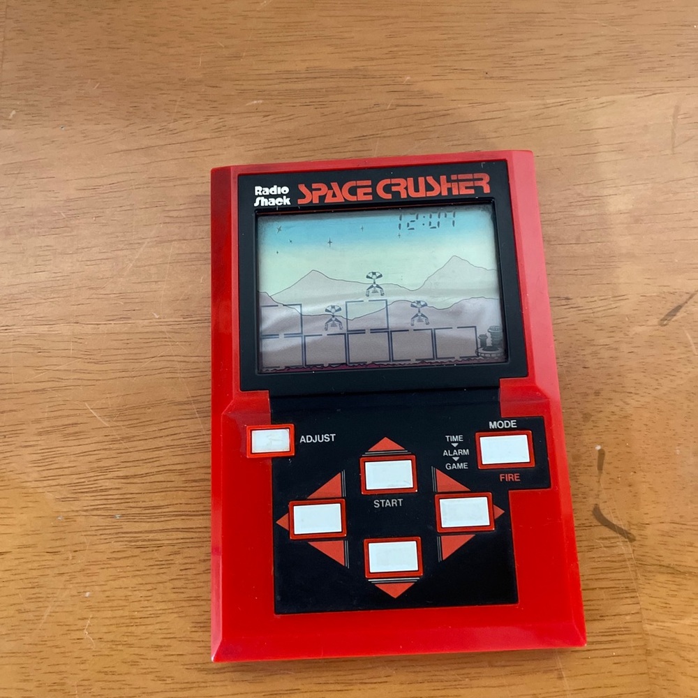 Vintage Radio Shack Space Crusher 1980’s Video Game
